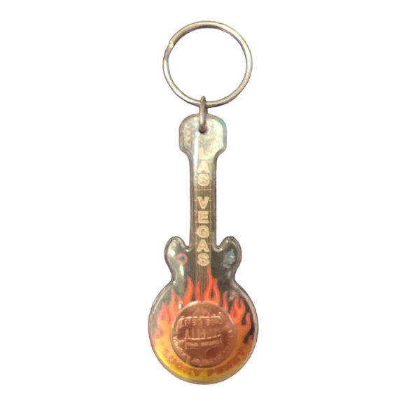 LAS VEGAS lucky penny keychain - Picture 1 of 2